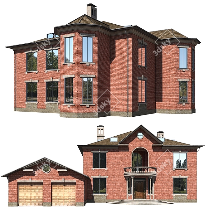  Architectural 3D Building Model 3D model image 2