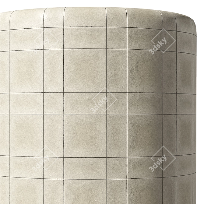 Elegant Seamless Tile Texture Pack 3D model image 4