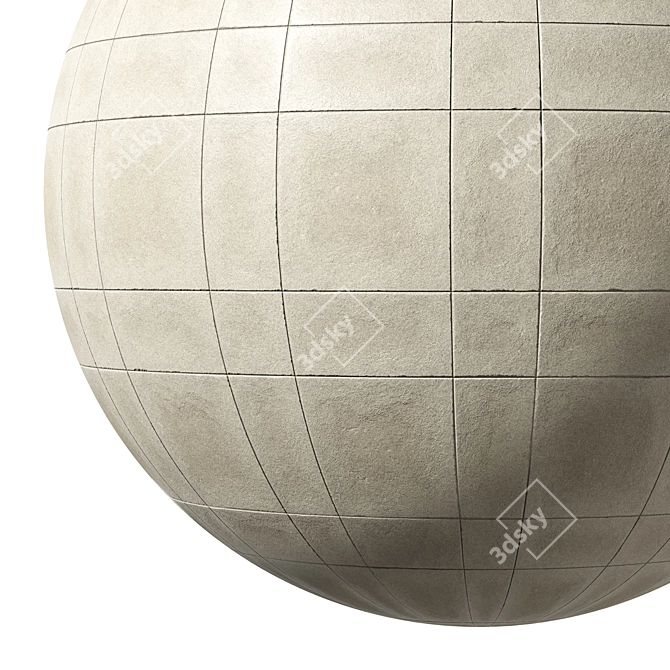 Elegant Seamless Tile Texture Pack 3D model image 7