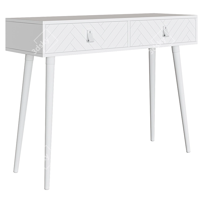 Consol 100cm Console Table VonHaus 3D model image 2