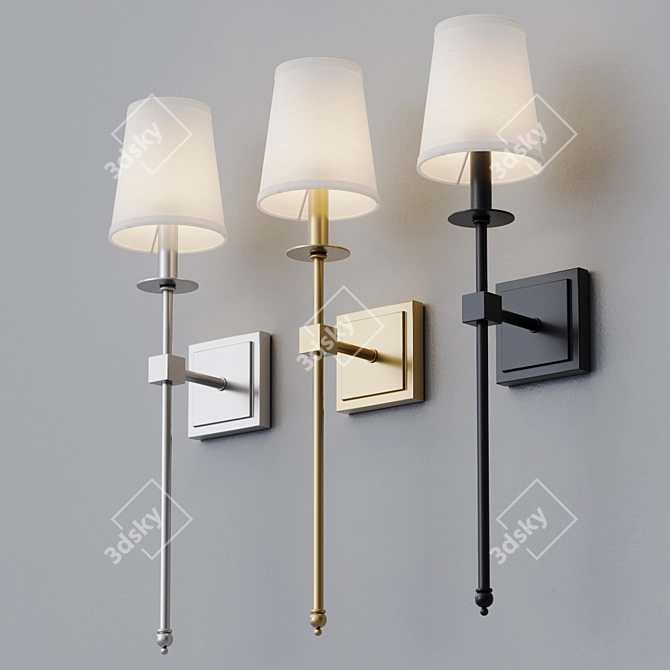 Monroe Sconce Collection 3D model image 4