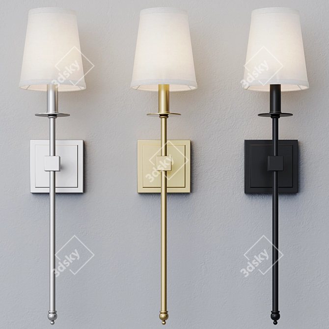 Monroe Sconce Collection 3D model image 5