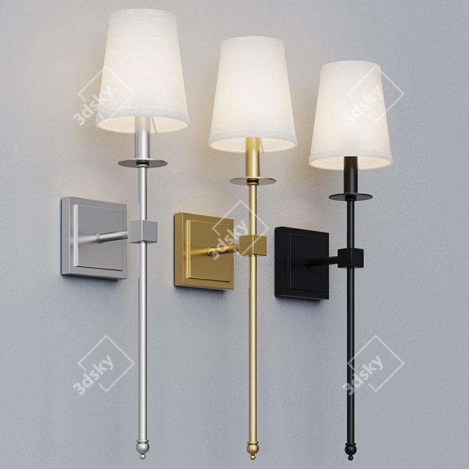 Monroe Sconce Collection 3D model image 6