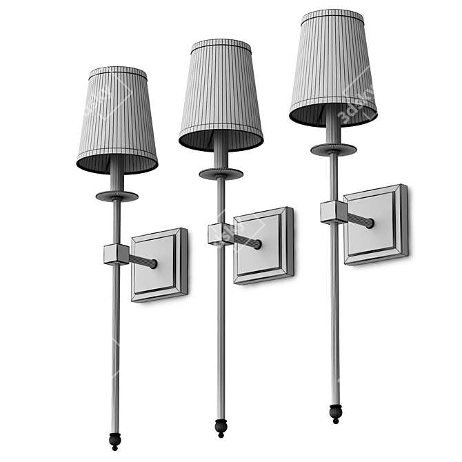 Monroe Sconce Collection 3D model image 7