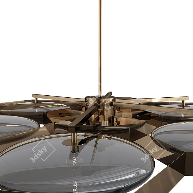 Elegant Hive Chandelier by Venumblack 3D model image 2