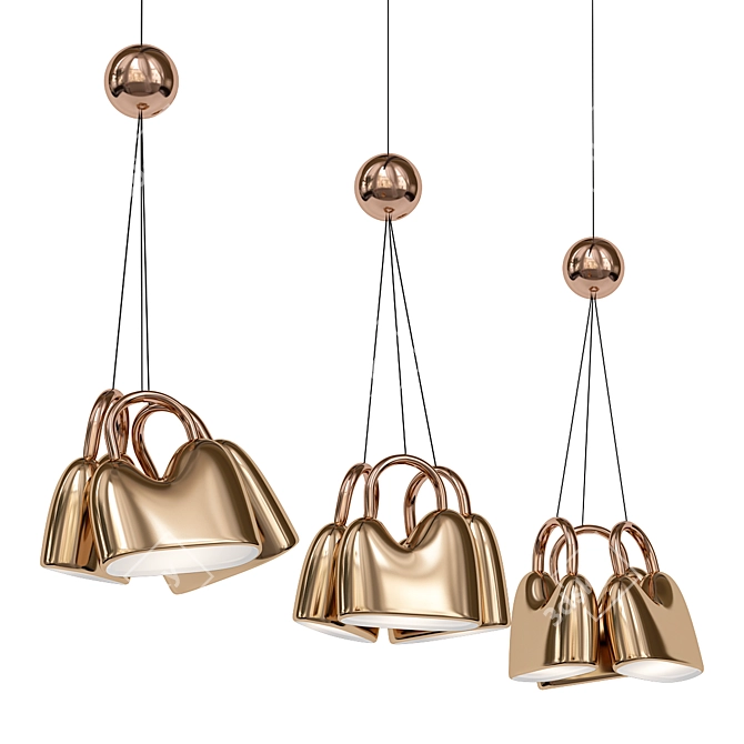  Nordic Chic Design Lamps 3D model image 1