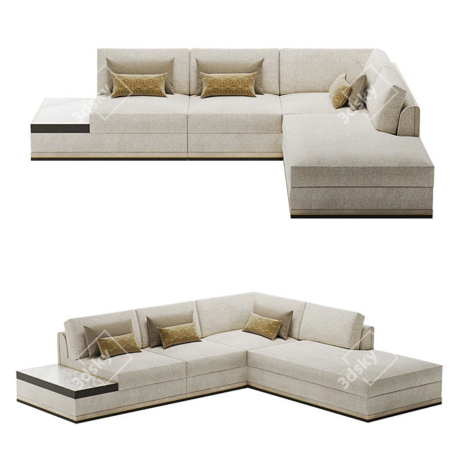 Frato Hidden Hills Sofa 3D model image 1