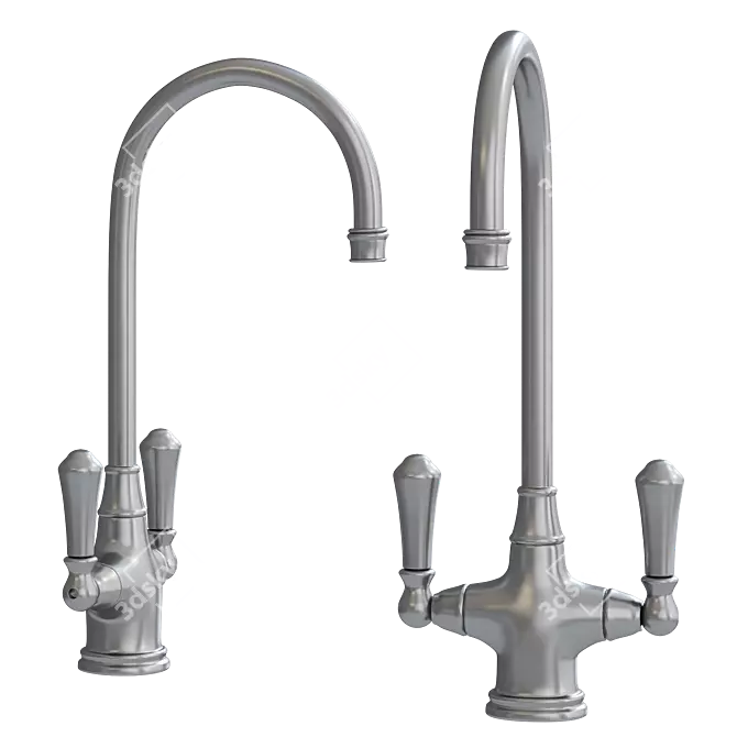 Georgian Era Bar Faucet Stunning 3D model image 2