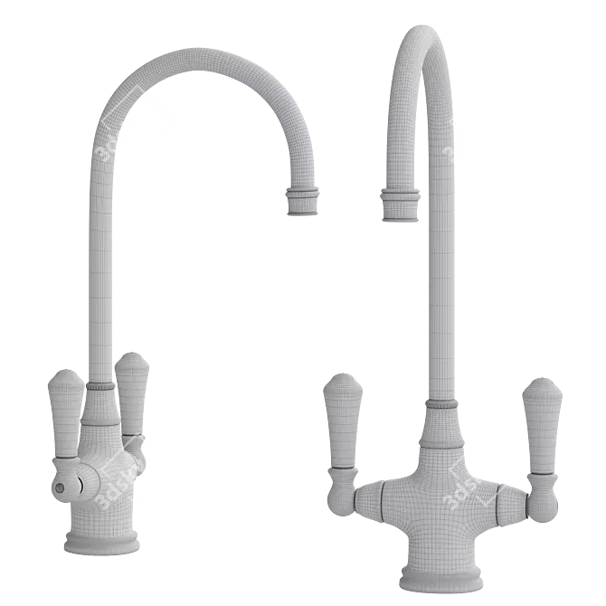 Georgian Era Bar Faucet Stunning 3D model image 3