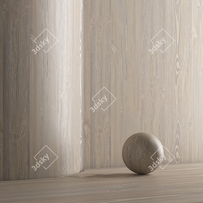  Seamlss Oak Wood Texture Pack 3D model image 3