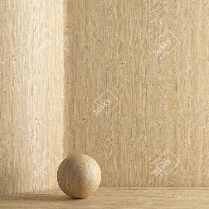  Oak Seamless Texture Pack 3D model image 3