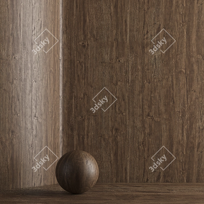  Oak Seamless Texture Pack 3D model image 6