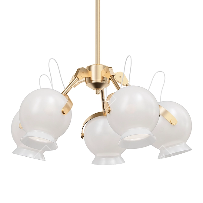 Rodos-CH Pendant Chandelier 3D model image 1