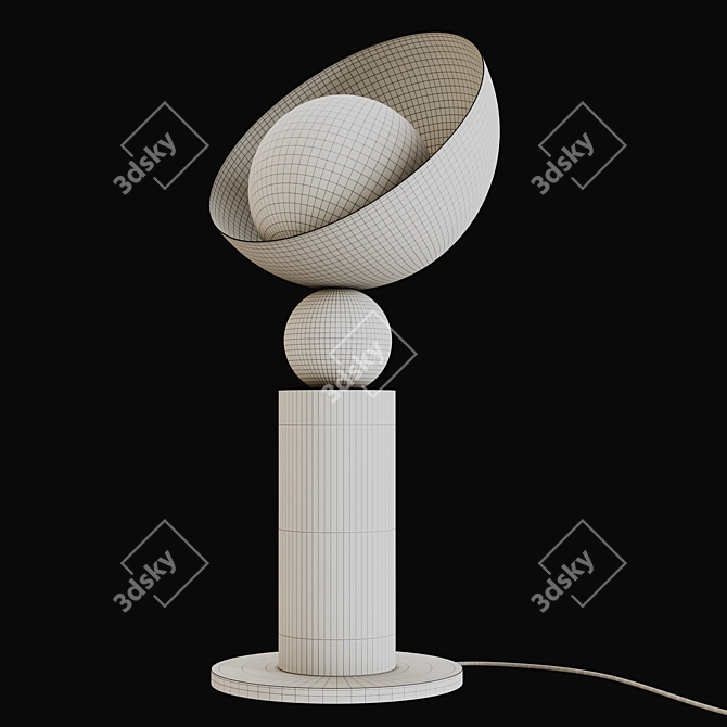 Modern LED Floor Lighting Fixture 3D model image 3