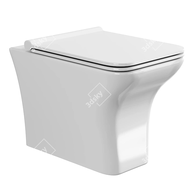 Agger AT2000 Compact Toilet 3D model image 3