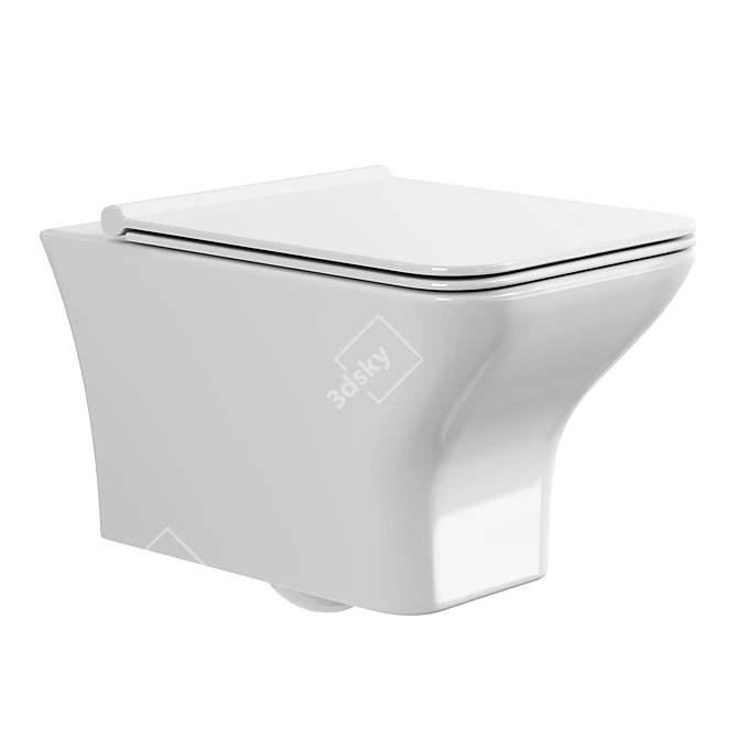 Agger AT2000 Compact Toilet 3D model image 4