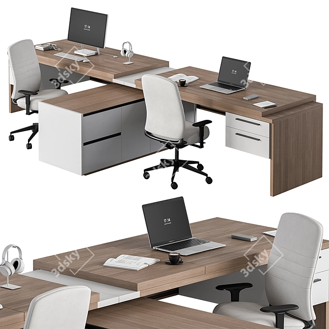 Workspace Essentials Set - 472 3D model image 1