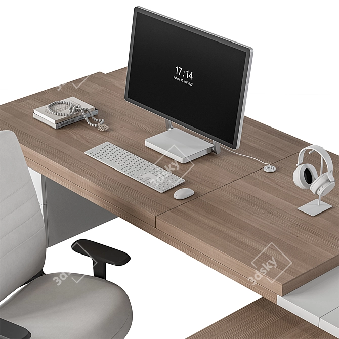 Workspace Essentials Set - 472 3D model image 3