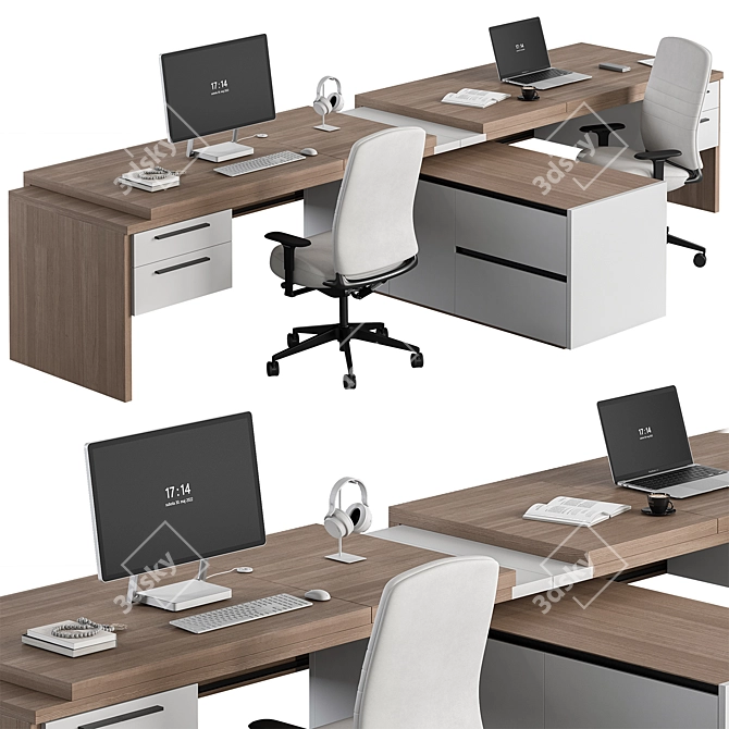 Workspace Essentials Set - 472 3D model image 4