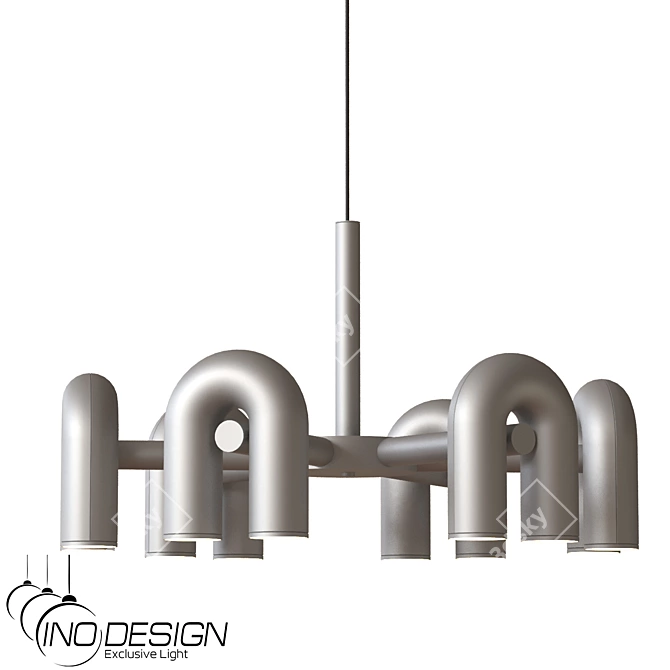 Inodesign Fanny 6-Light Modern Chandelier 3D model image 5