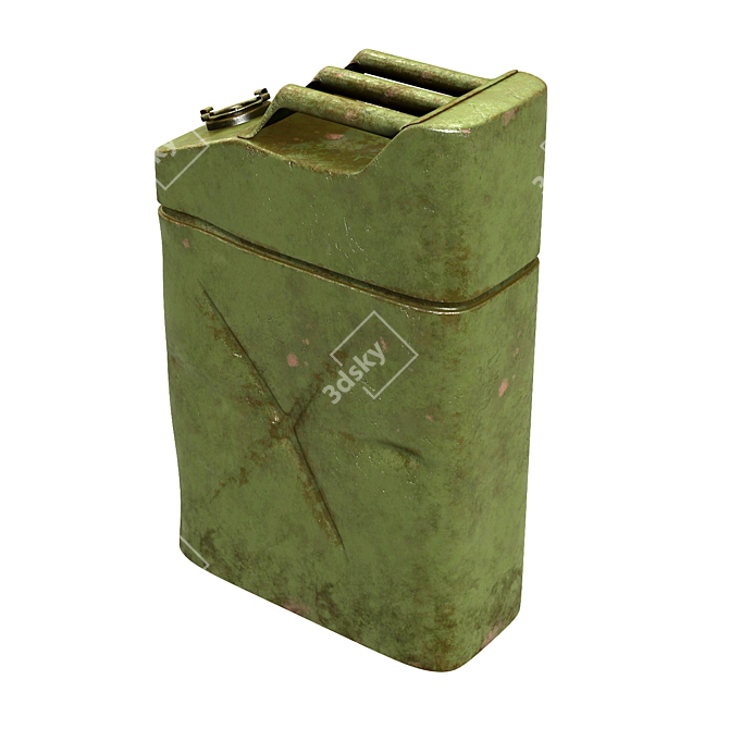 Portable Fuel Canister 3D model image 2