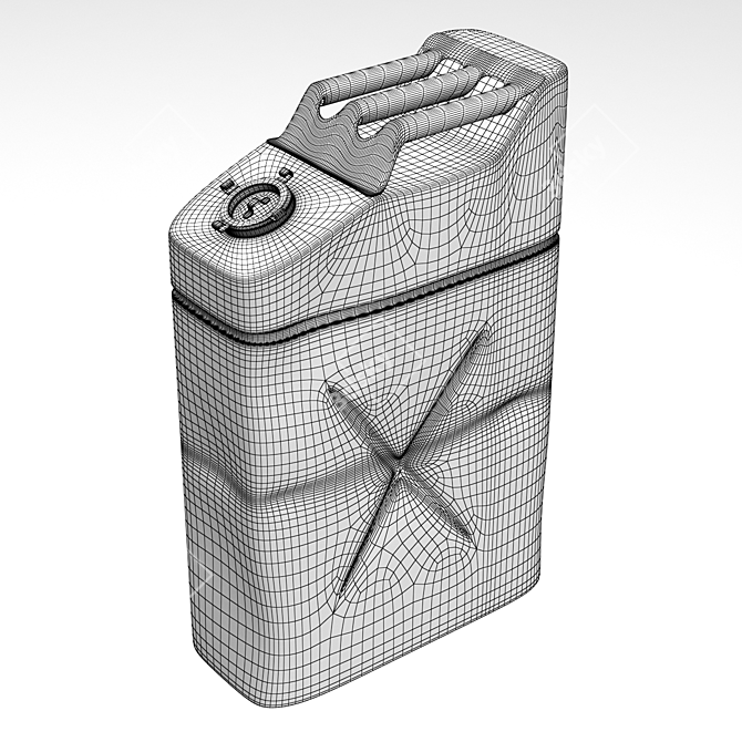 Portable Fuel Canister 3D model image 5