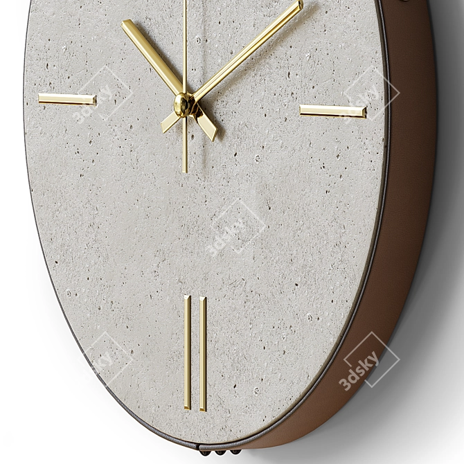 Concrete Wall Clock | 3Ds Max Mesh 3D model image 3