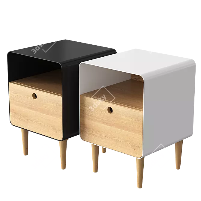 JIMI Bedside Table by La Redoute 3D model image 3