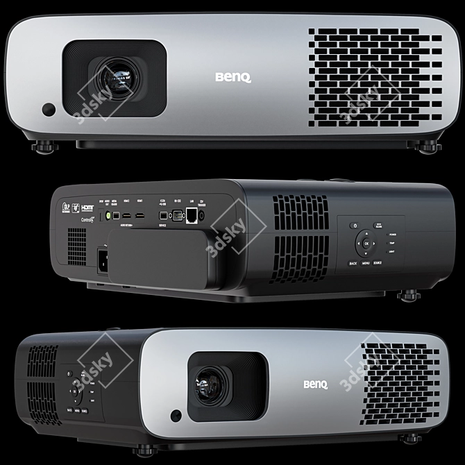 BenQ W4000i 4K Home Projector 3D model image 4