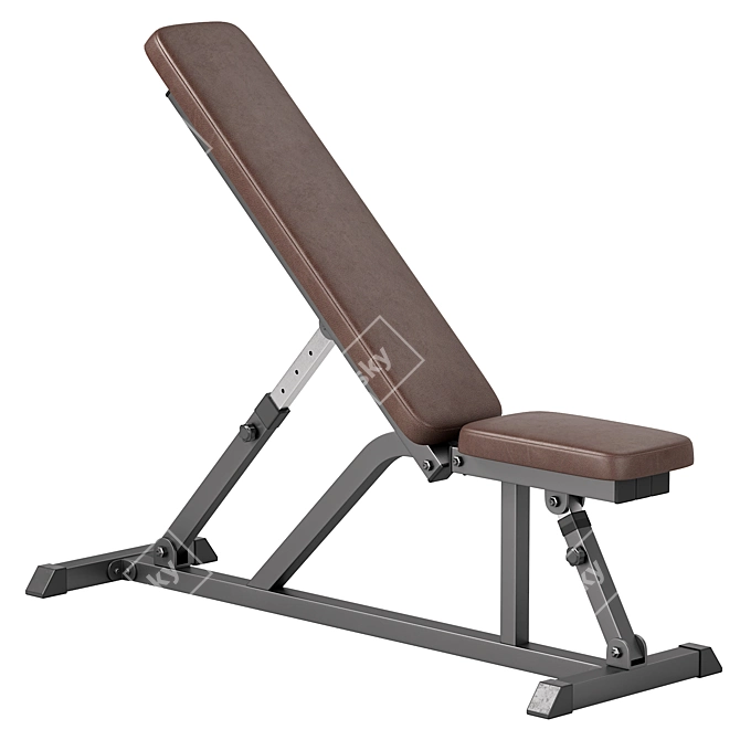 Valor Fitness Weight Bench	Transforms Fitness Space 3D model image 2