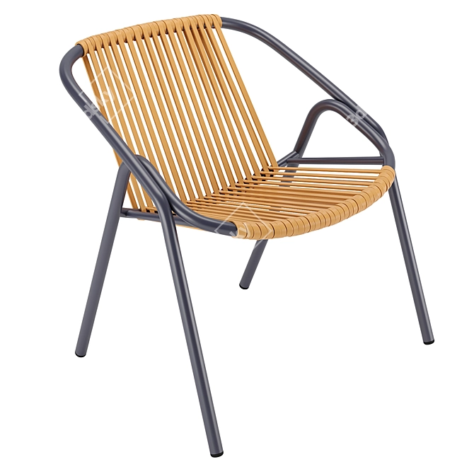 Outdoor Aluminum Chair by Alutec 3D model image 7