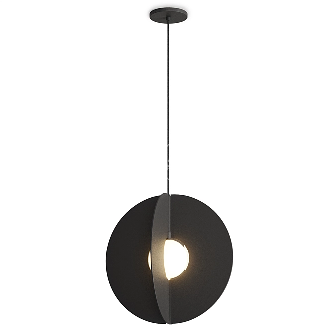 Foucault Pendant Light Fixture 3D model image 1