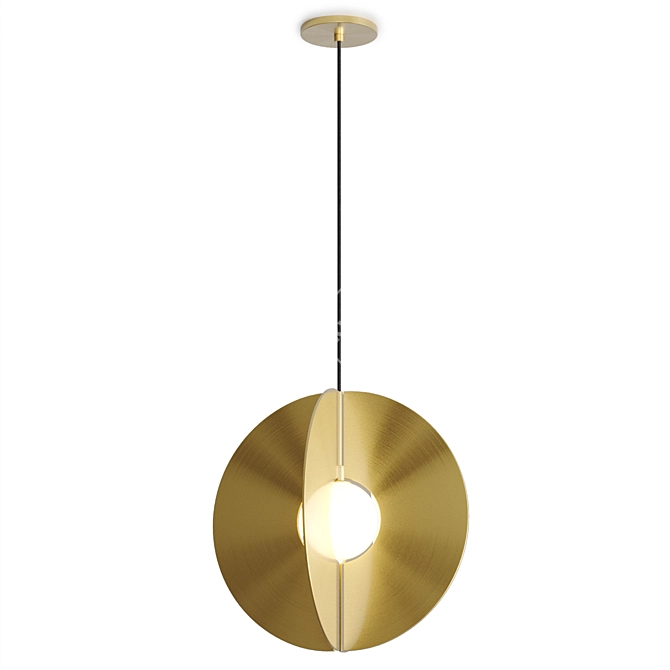 Foucault Pendant Light Fixture 3D model image 2