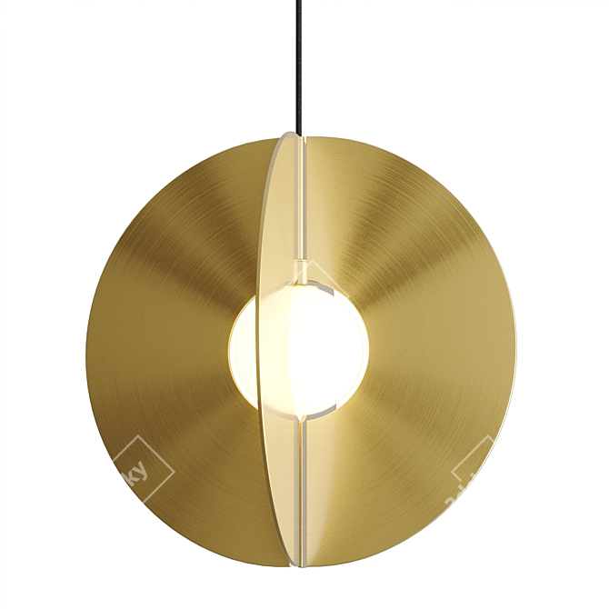 Foucault Pendant Light Fixture 3D model image 5