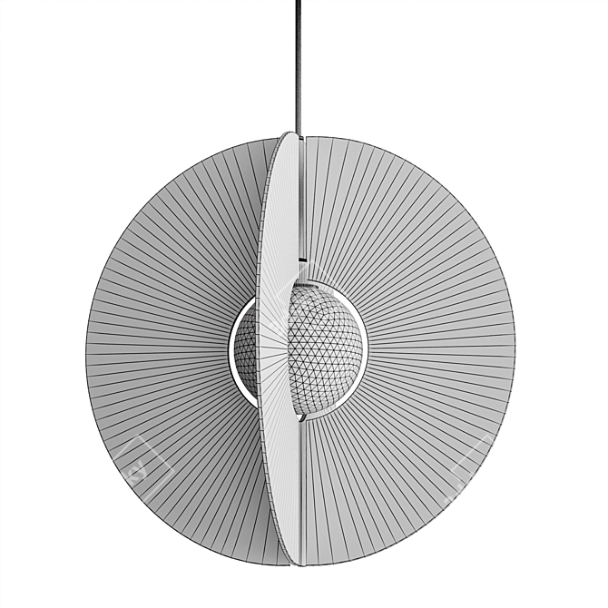 Foucault Pendant Light Fixture 3D model image 6