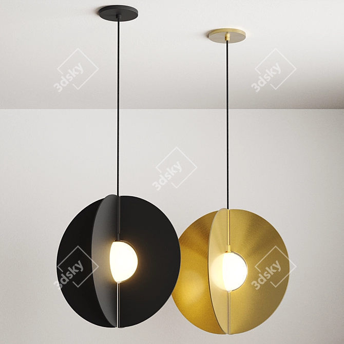 Foucault Pendant Light Fixture 3D model image 7