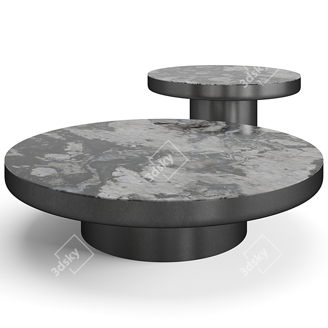 Modern Minotti Brady Coffee Tables 3D model image 2