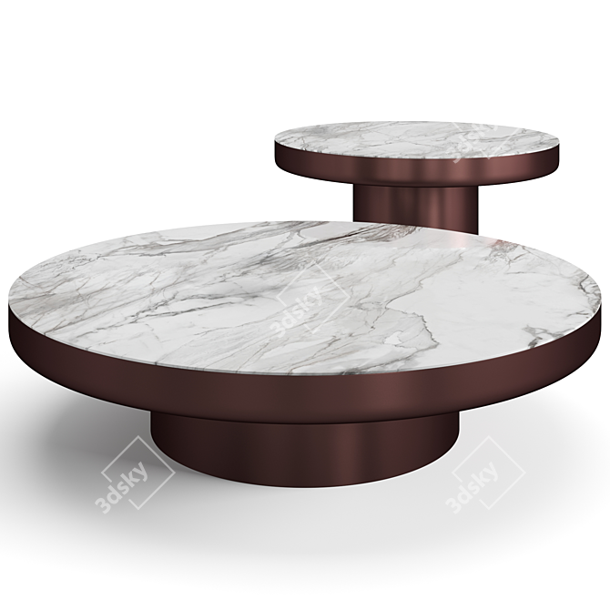 Modern Minotti Brady Coffee Tables 3D model image 3