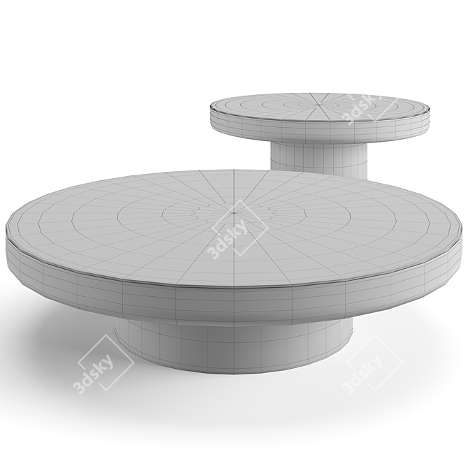 Modern Minotti Brady Coffee Tables 3D model image 5