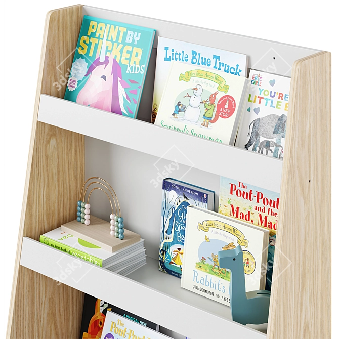 Children's Bookshelf Sueno by LA REDOUTE 3D model image 3