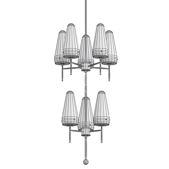 Hans Agne Jakobsson Ceiling Lamp 3D model image 3