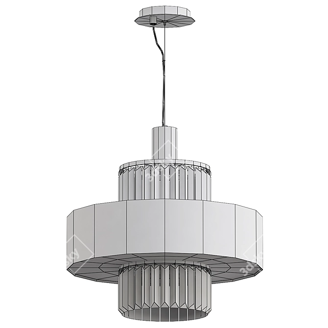 Modern Pendant Light Fixture 3D 3D model image 3