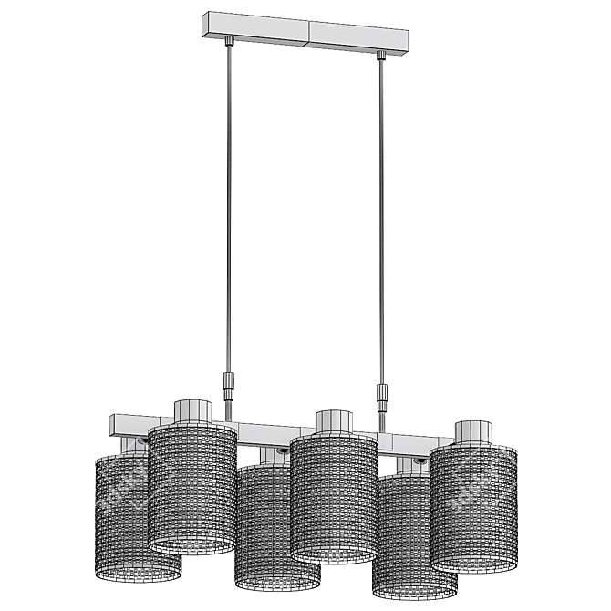 Nordic Modern Ceiling Lamp Design 3D model image 3