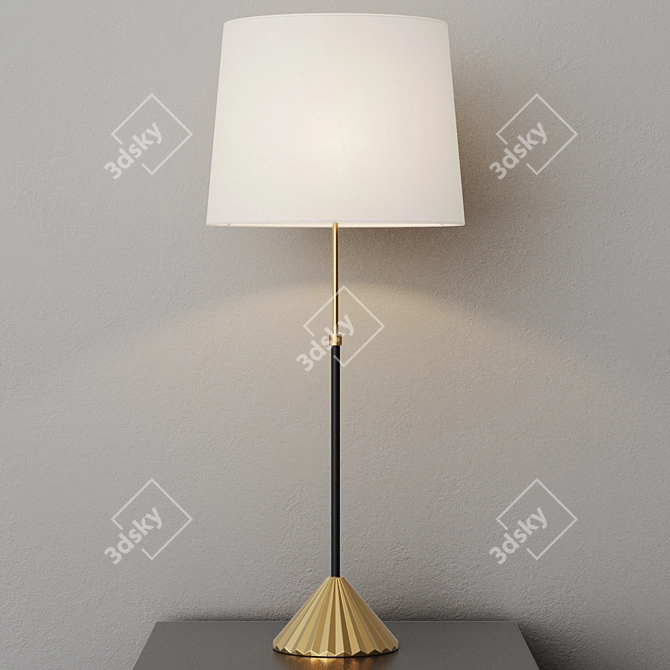 Monty Table Lamp by Louvre 3D model image 3