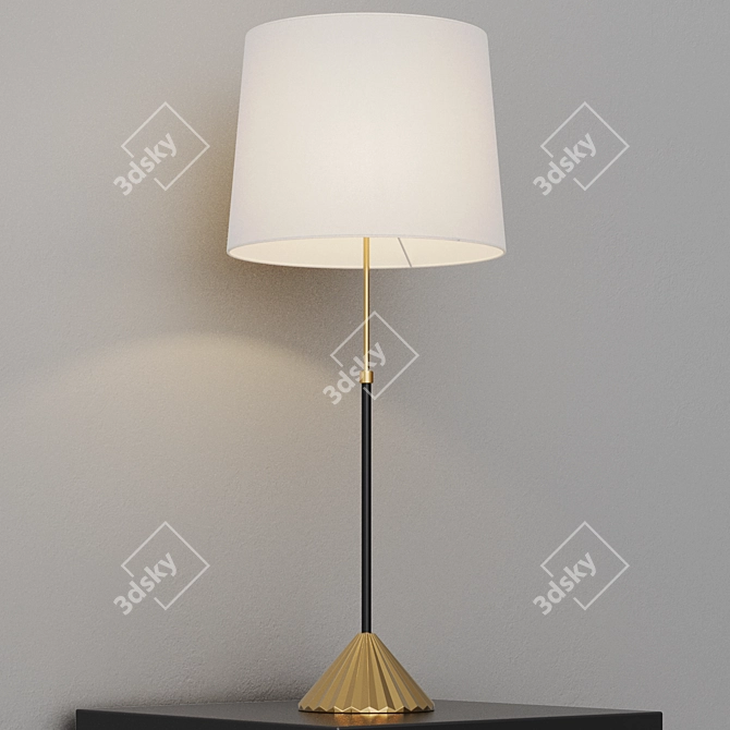 Monty Table Lamp by Louvre 3D model image 5