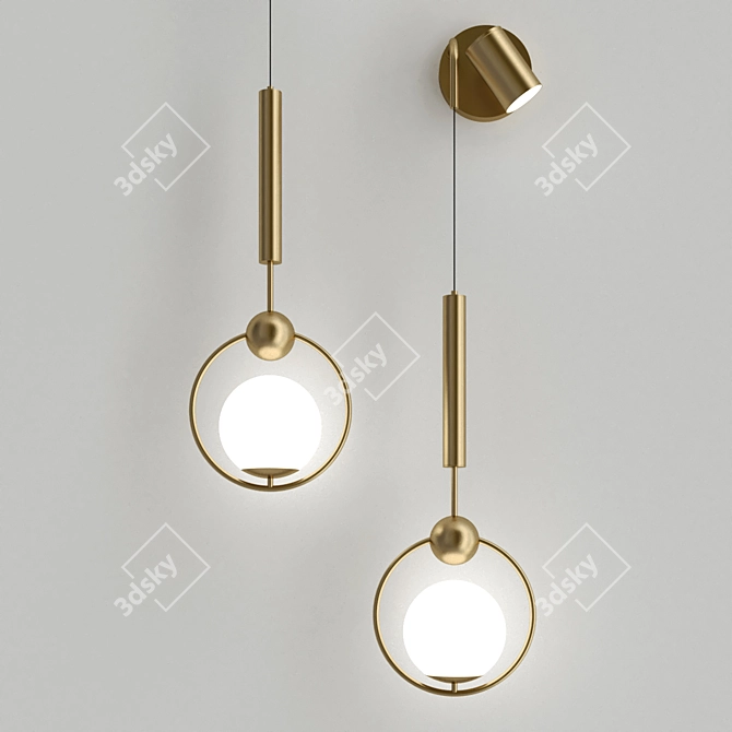 Modern Wall Lamp Finnur RB 3D model image 2