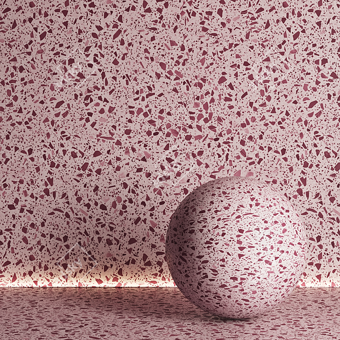 Terrazzo Texture Set No. 05 3D model image 5