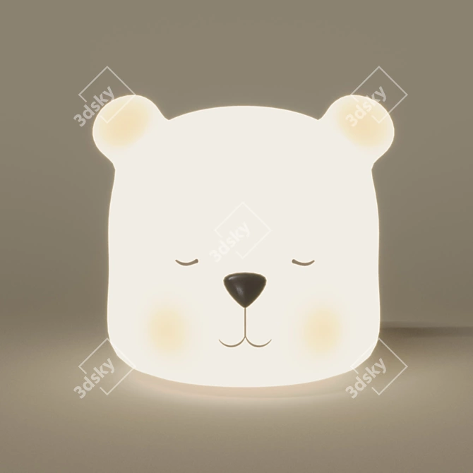 Zara Home Bear Nightlight 3D model image 4