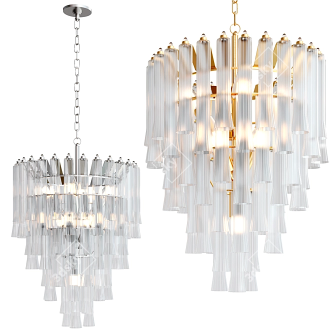 Ethereal Waterfall Chandelier by Julie Neill 3D model image 1