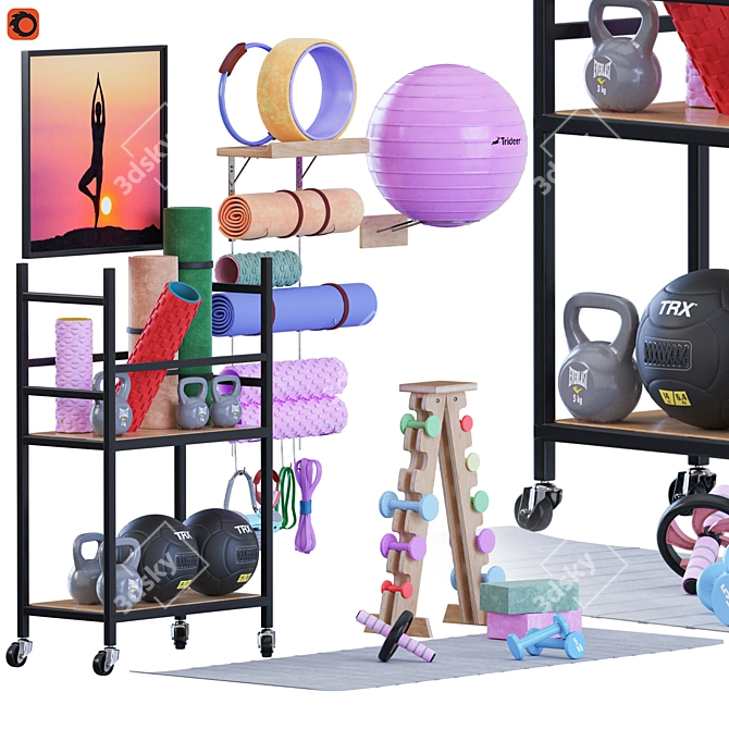  YogaSport Equipment 2015 Set 3D model image 3